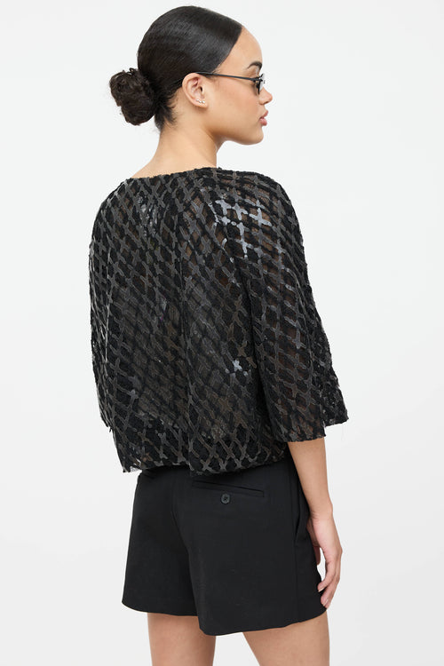 Chanel FW12 Lace Open Jacket