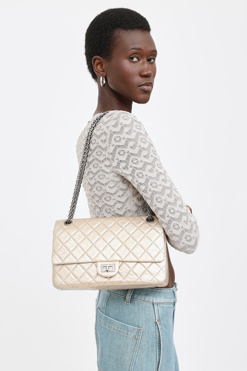 Chanel 2012 Medium Metallic Reissue 226 Flap Bag