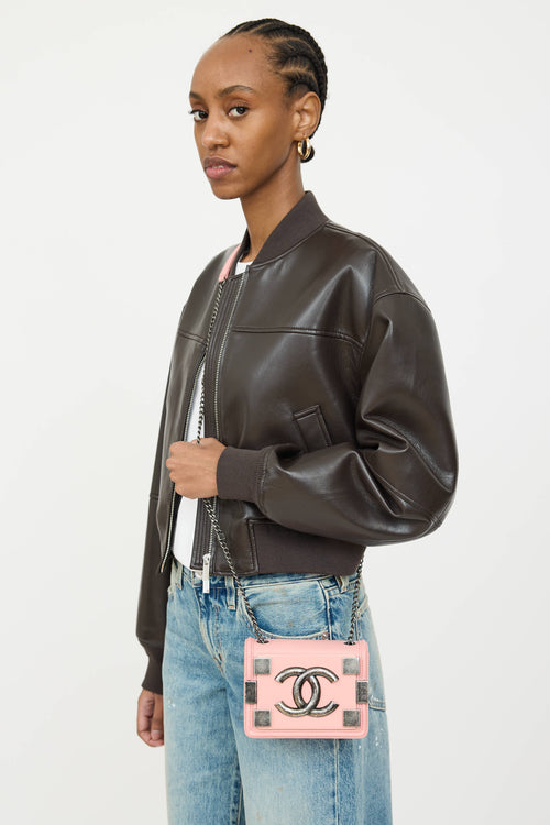 Chanel 2013 Leather Mini Boy Brick Bag