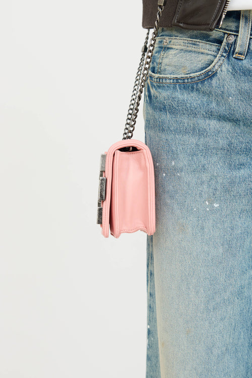 Chanel 2013 Leather Mini Boy Brick Bag