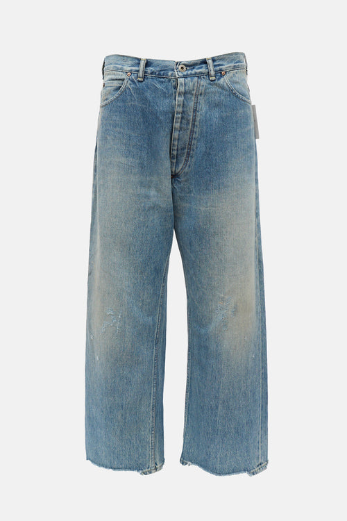 Chimala Distressed Straight Leg Jeans