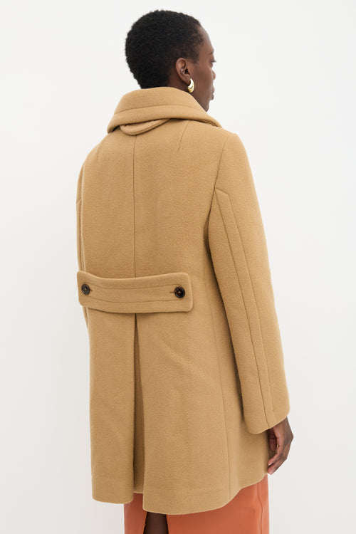 Chloé 2015 Wool Melton Coat