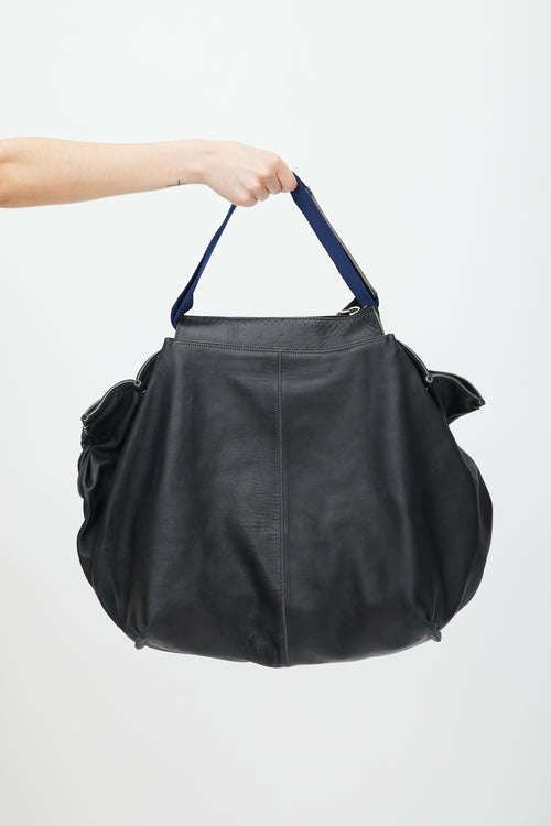 Chloé Black & Navy Leather Tote