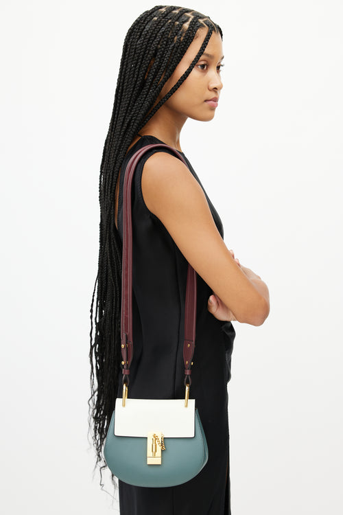 Chloé Blue & Multicolour Drew Bag