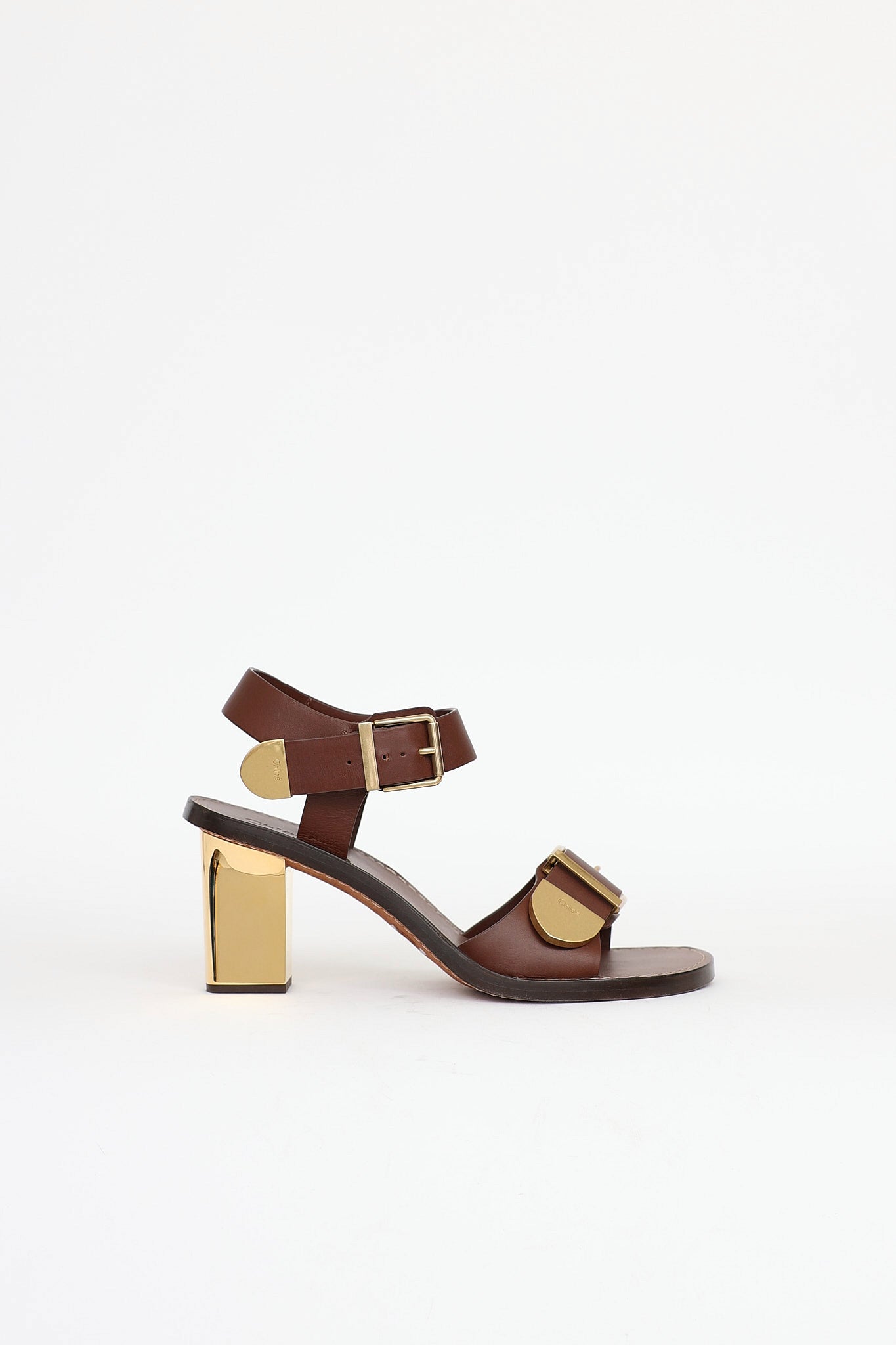 Chloé Leather Rebecca Sandal