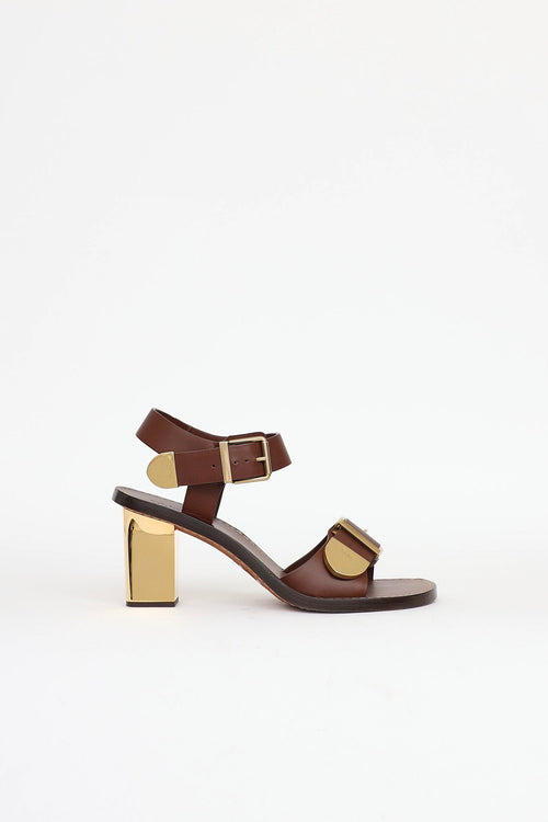 Chloé Leather Rebecca Sandal