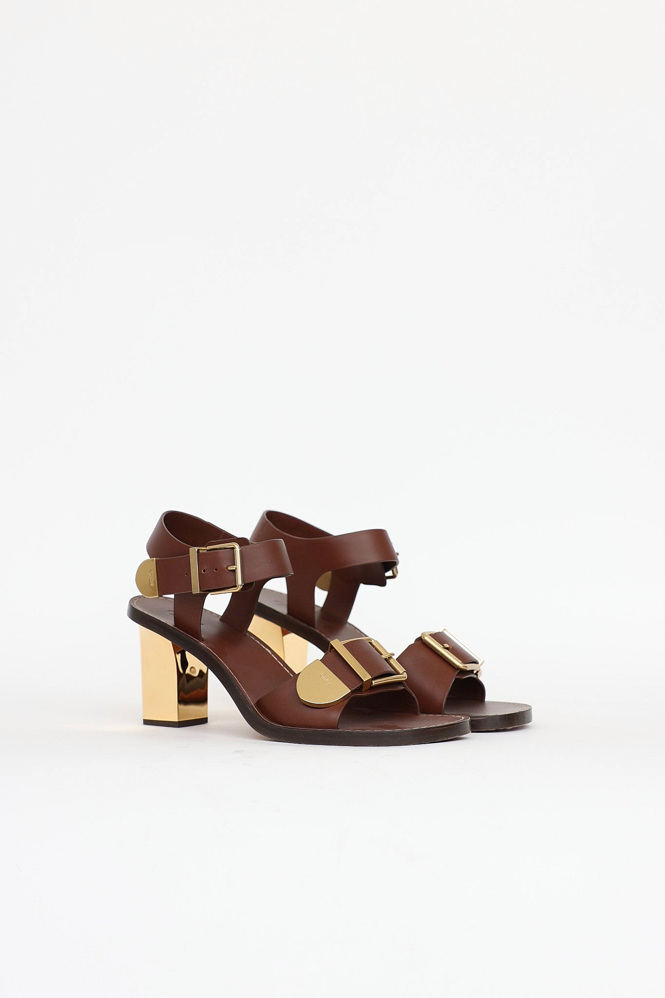 Chloé Leather Rebecca Sandal
