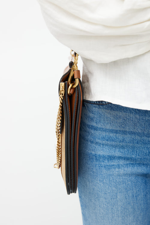 Chloé Multicolour Leather & Suede Patchwork Faye Crossbody Bag