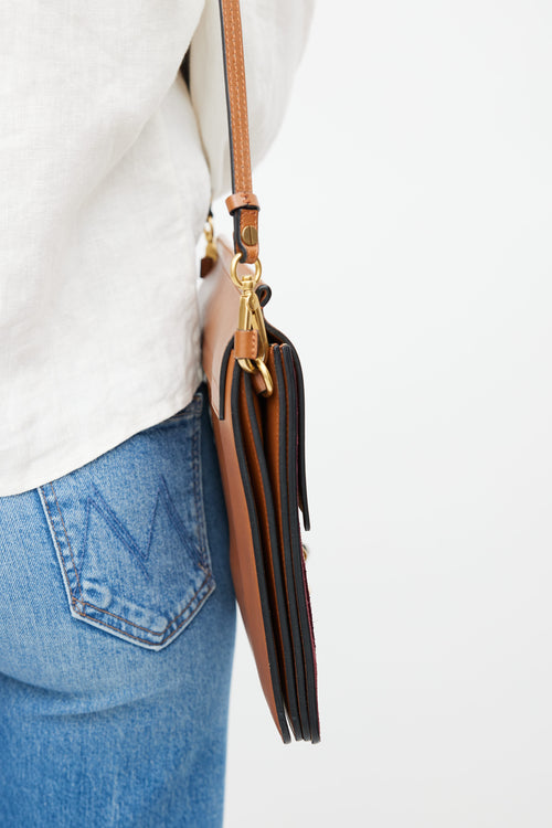 Chloé Multicolour Leather & Suede Patchwork Faye Crossbody Bag