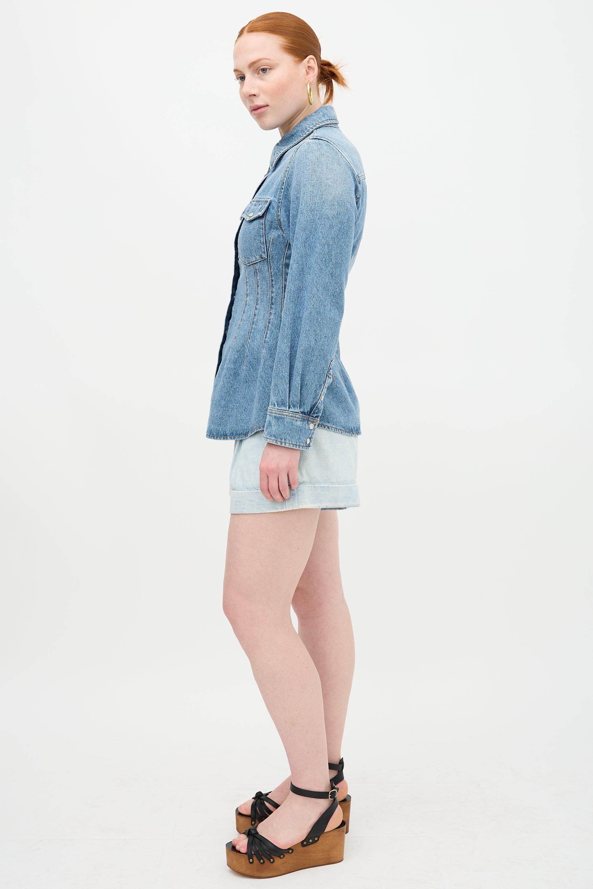 Chloé Denim Button Up Shirt