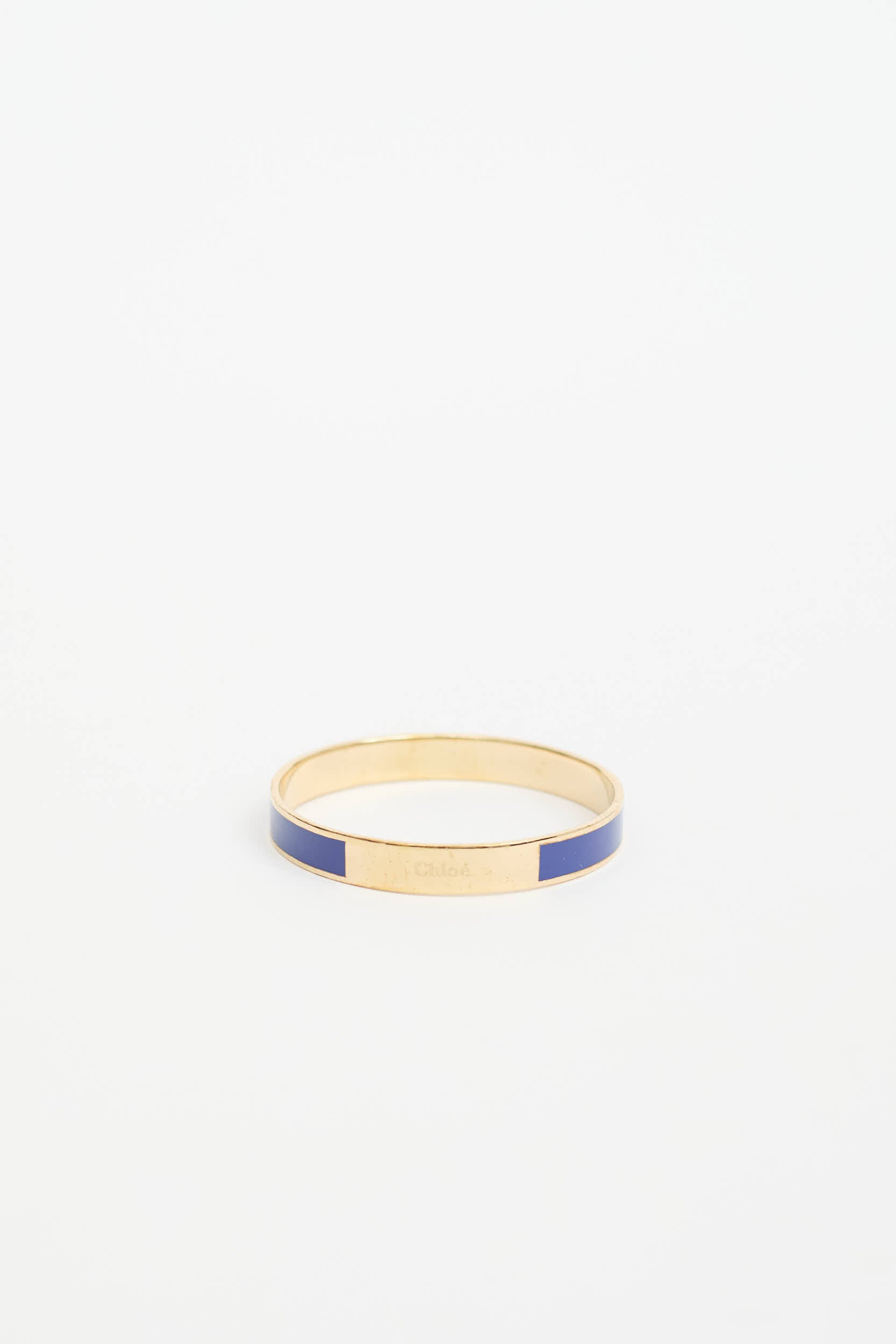 Chloé Enamel Logo Bangle