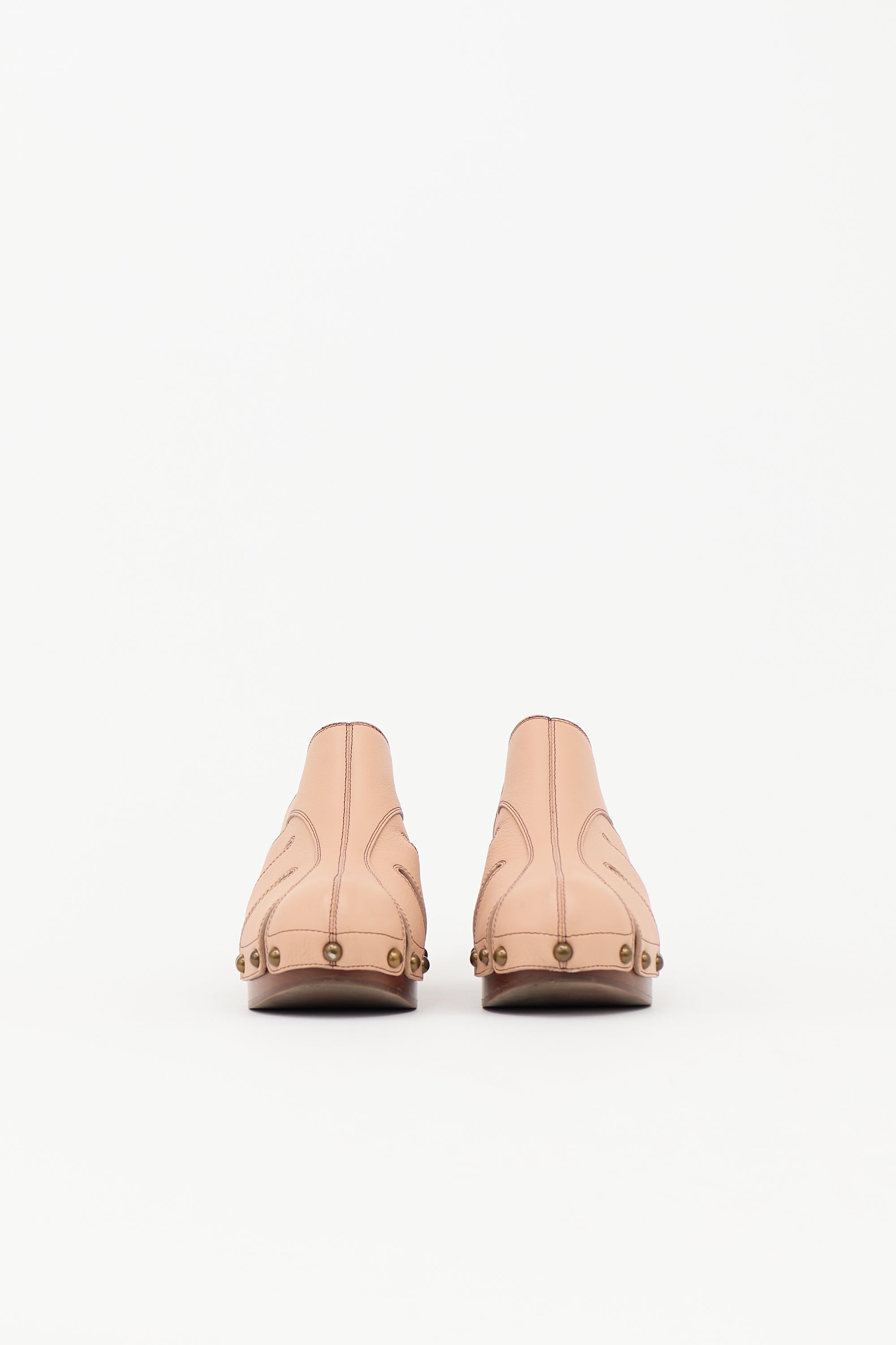Chloé Leather Quinty Clog Mule