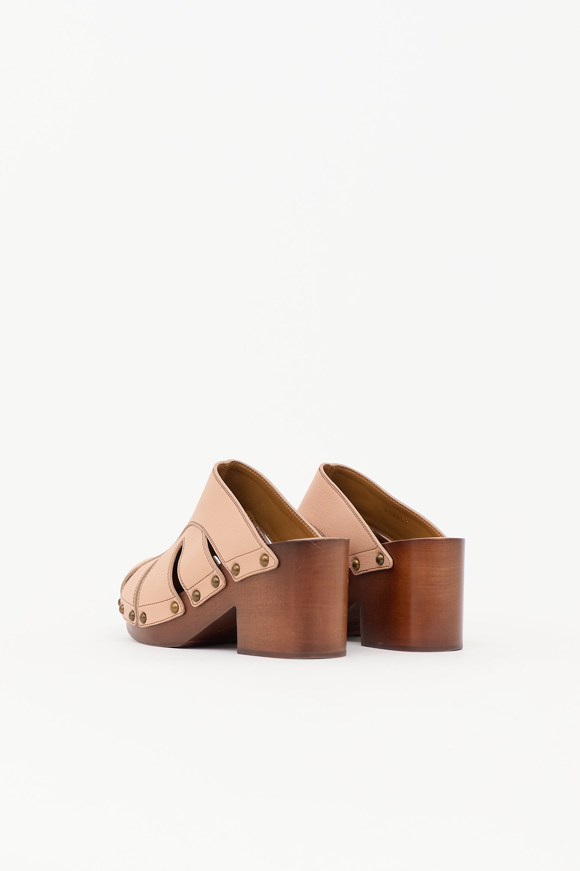 Chloé Leather Quinty Clog Mule