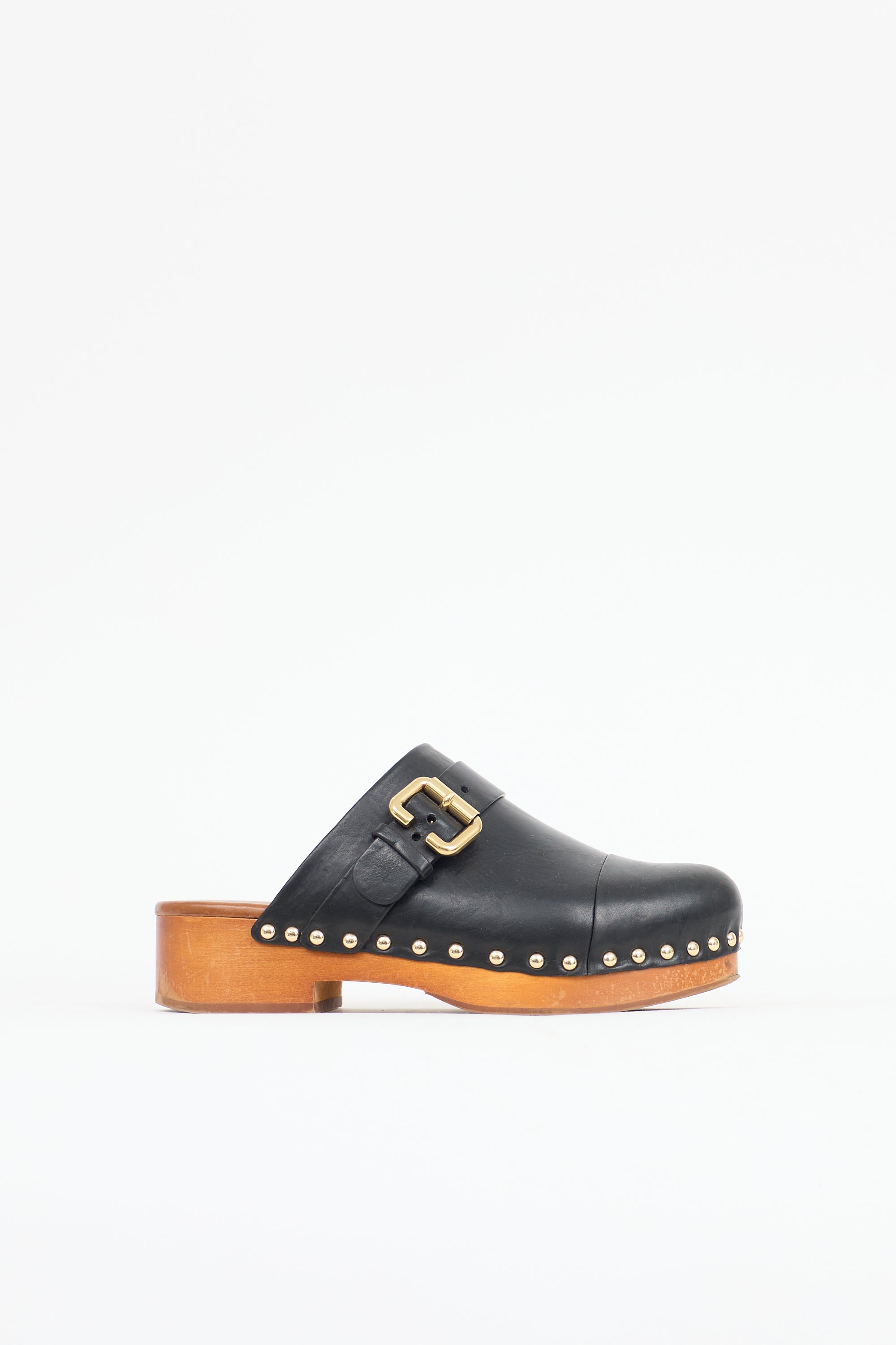 Chloé Leather Jeannette Mule