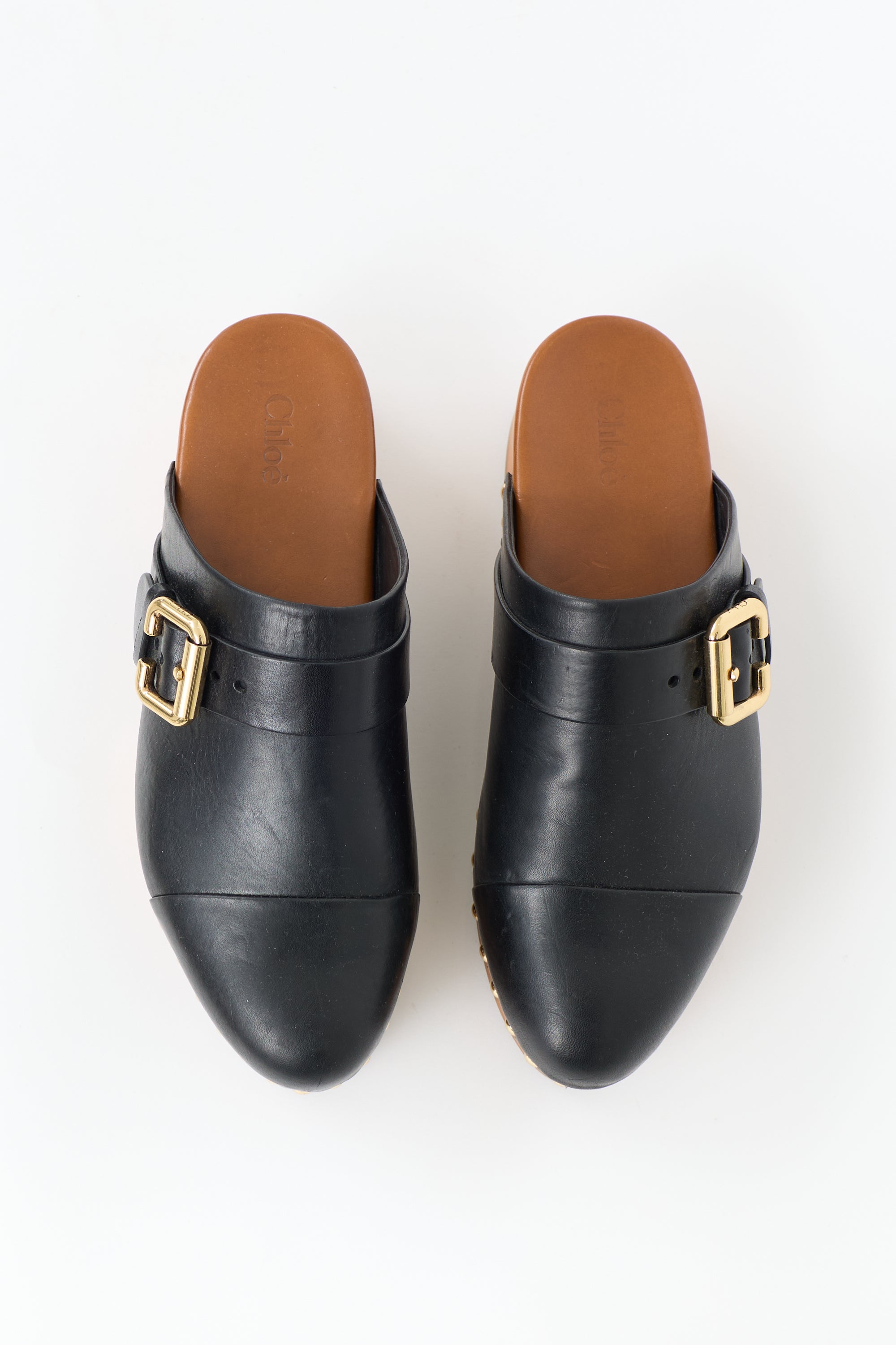 Chloé Leather Jeannette Mule
