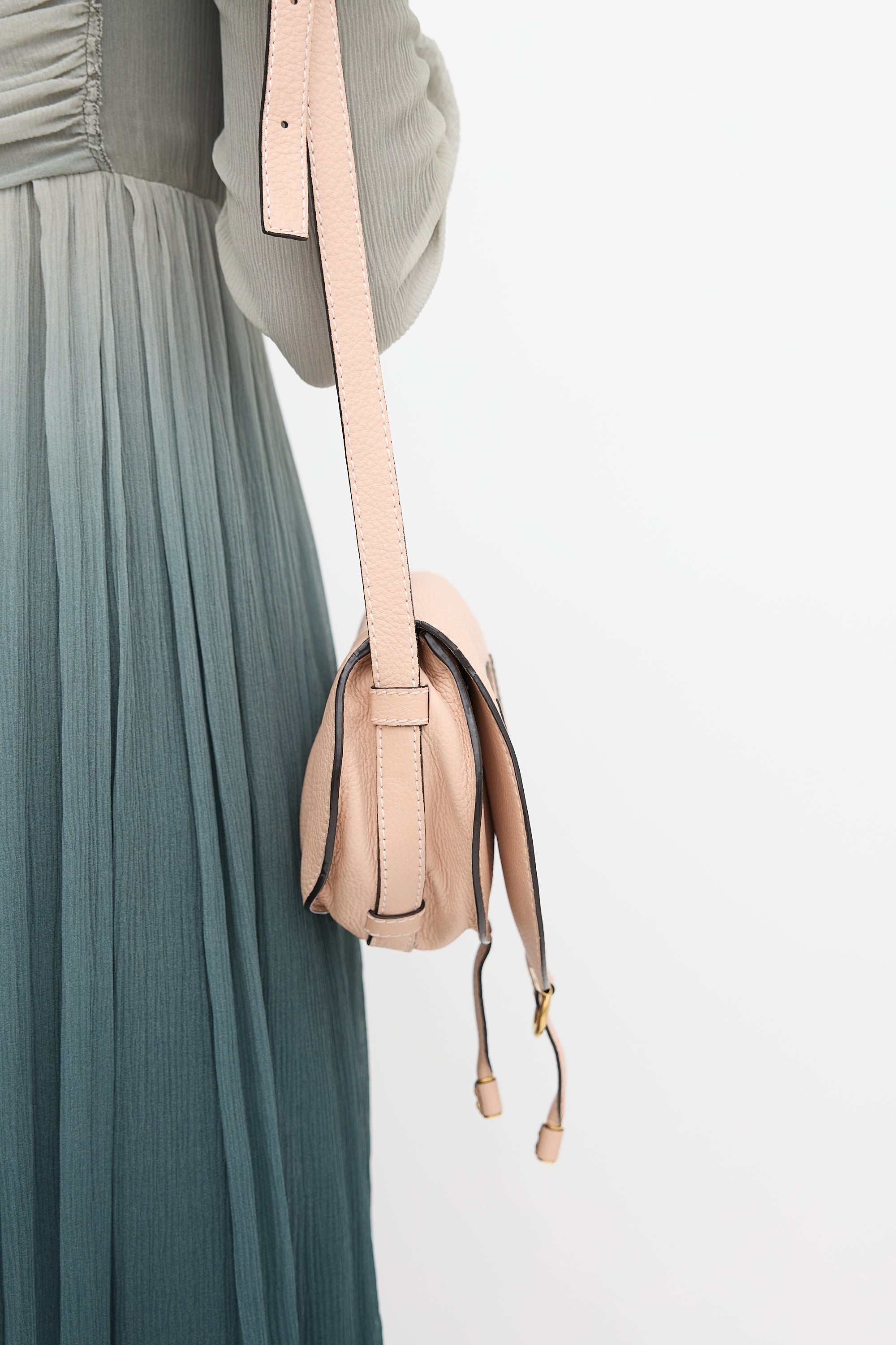 Chloé Leather Mini Marcie Bag