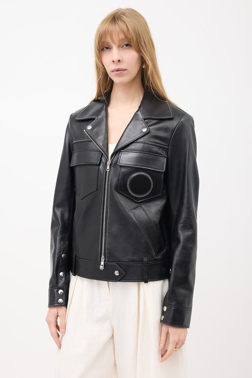 Chloé Leather Biker Jacket