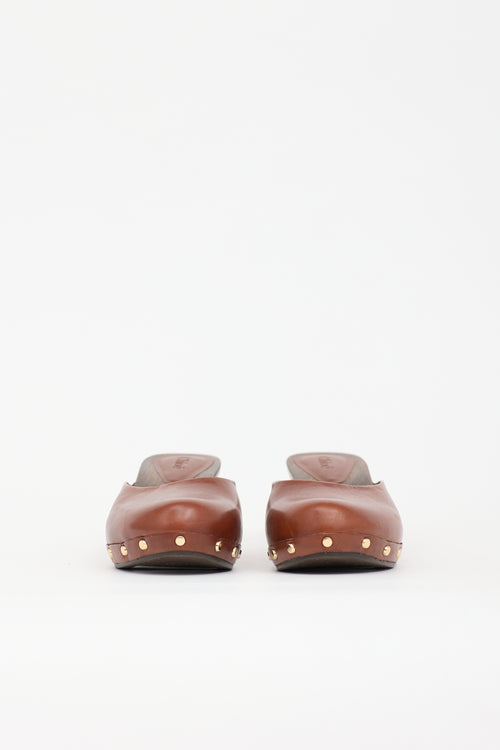Chloé Leather Judith Clog Mule