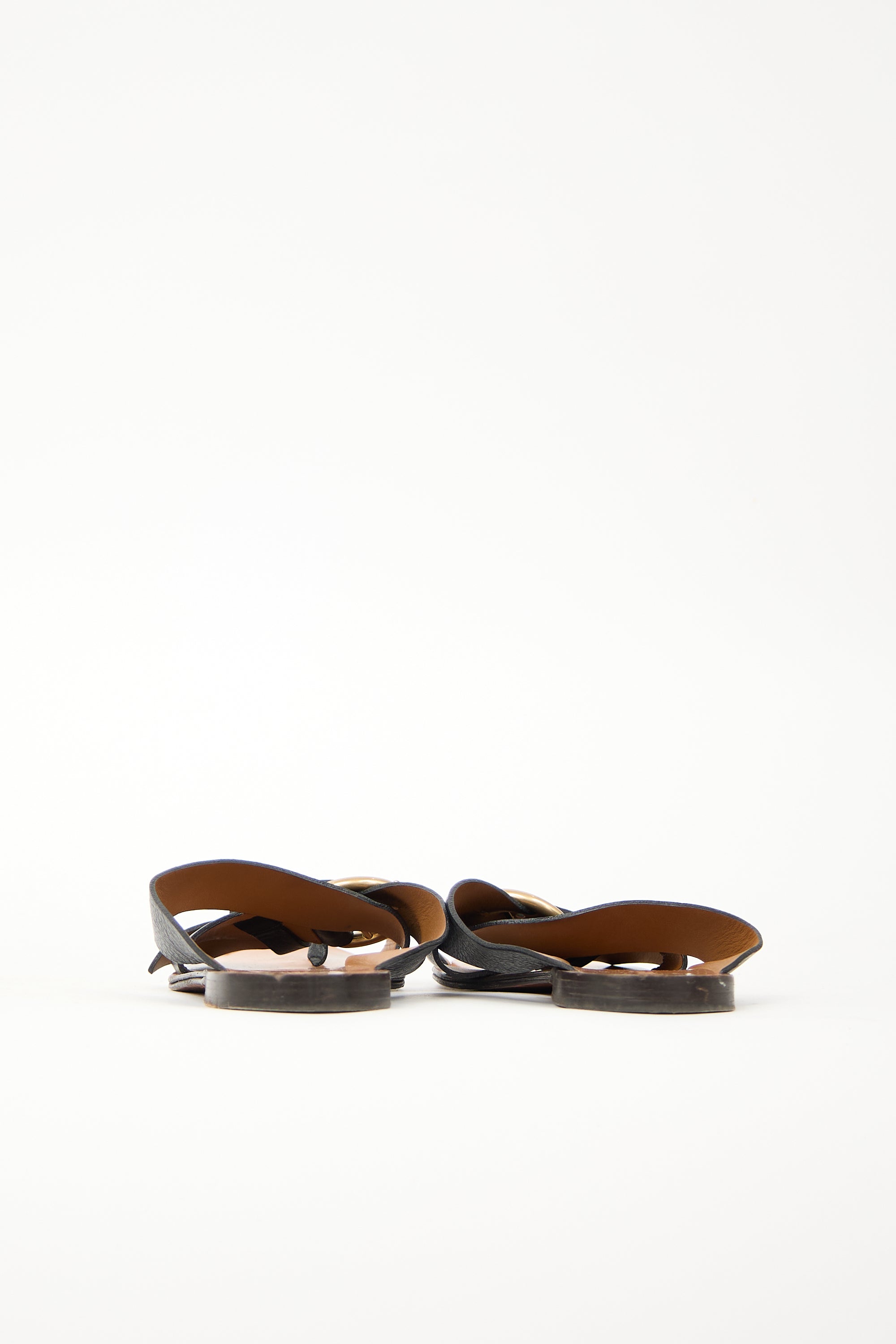 Chloé Leather Nils Buckle Sandal