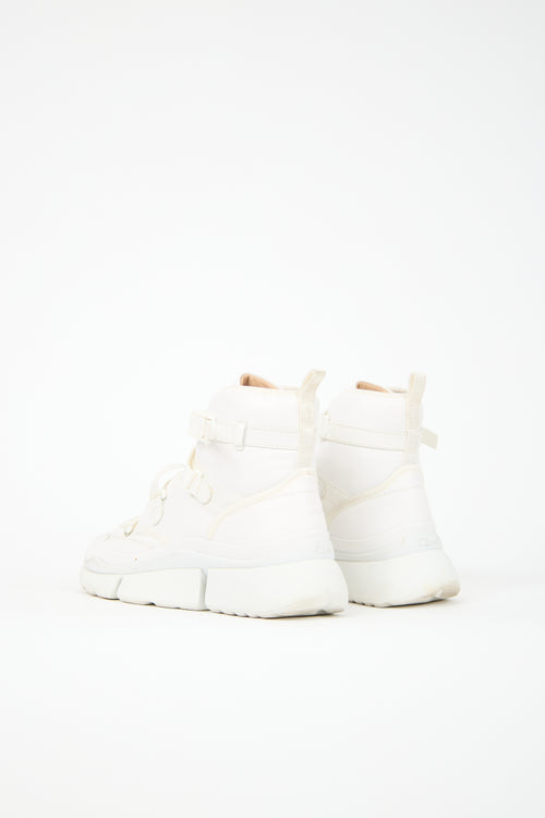 Chloé Leather Sonnie High Top Sneaker