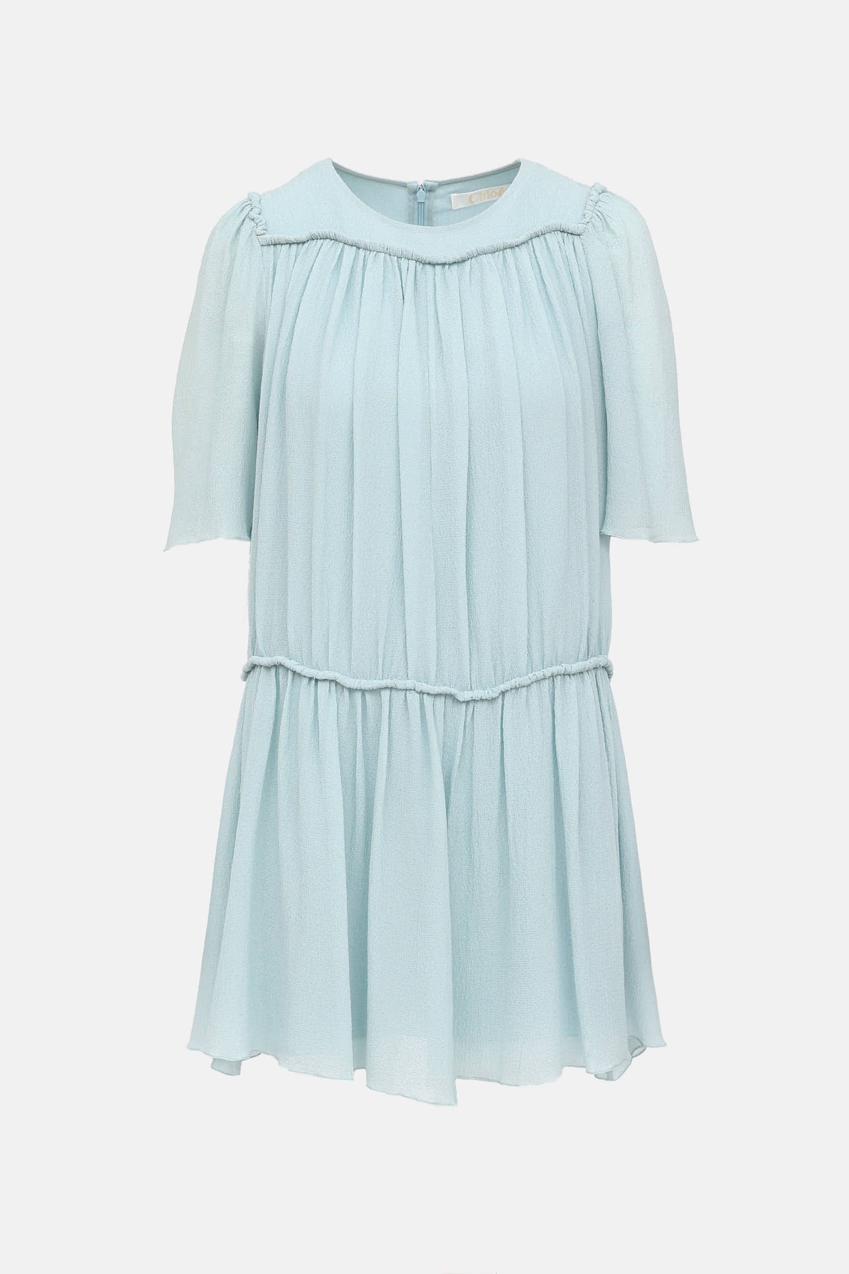 Chloé Silk Pleated Dress