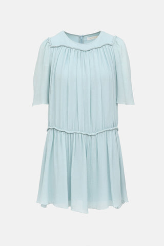 Chloé Silk Pleated Dress