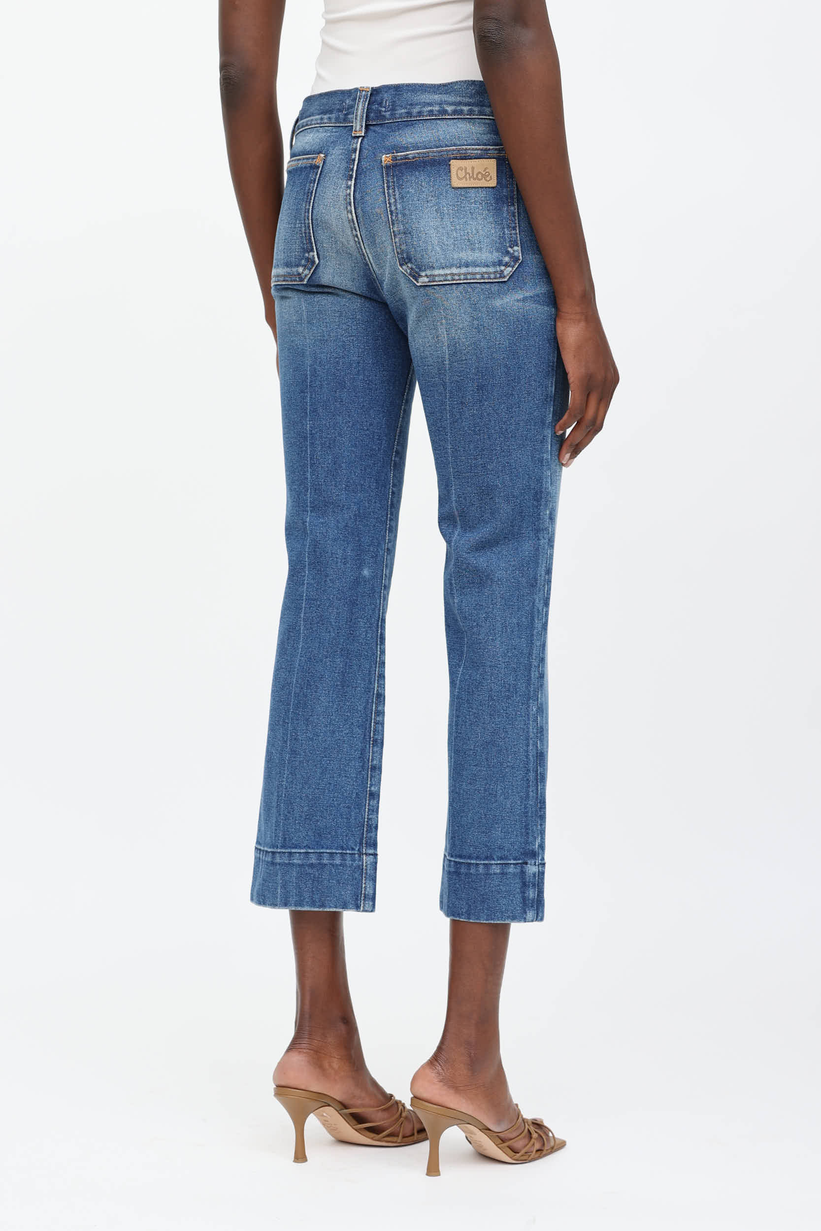 Chloé Low Rise Bootcut Jeans