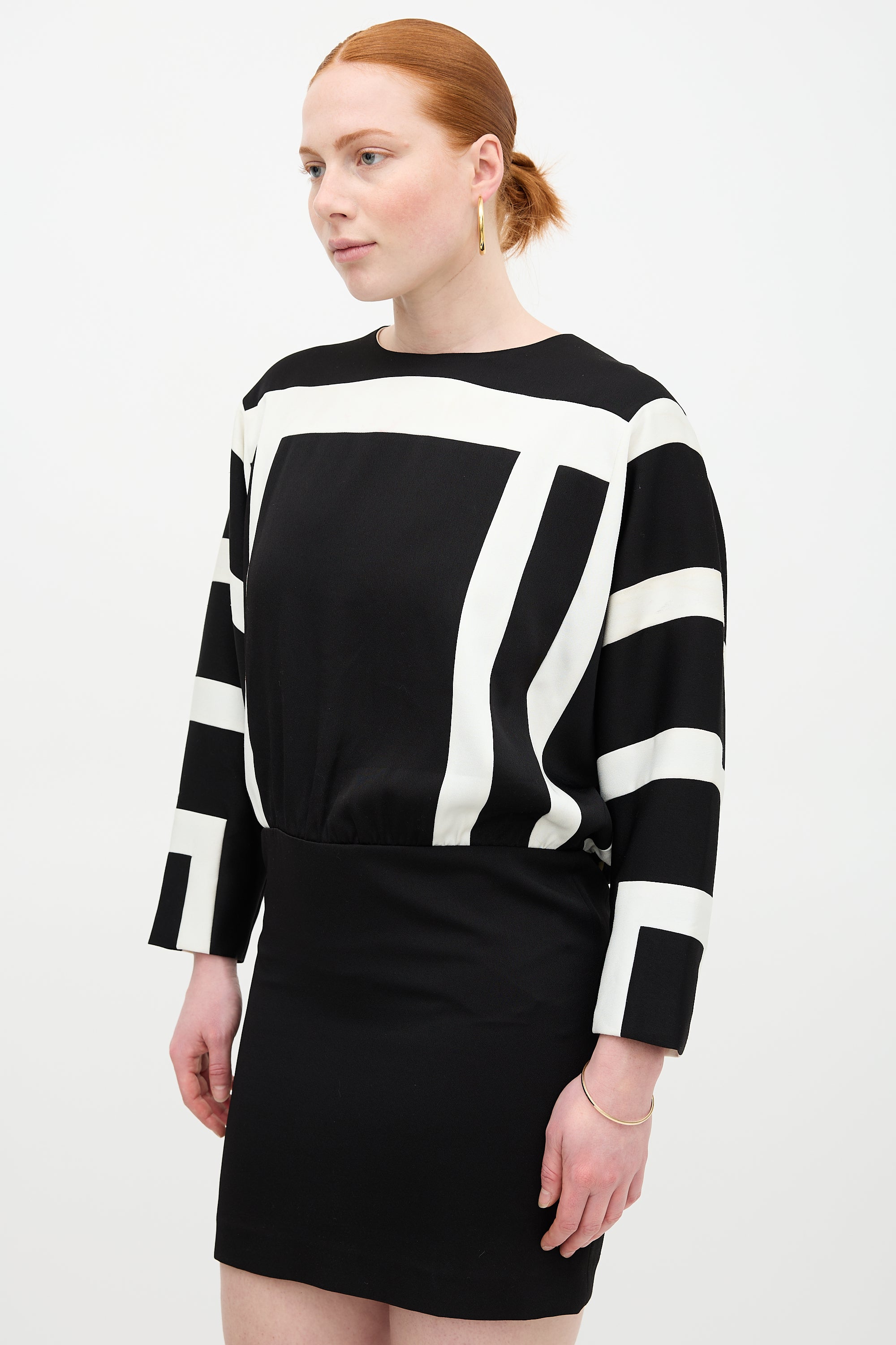 Chloé Monochrome Shift Dress