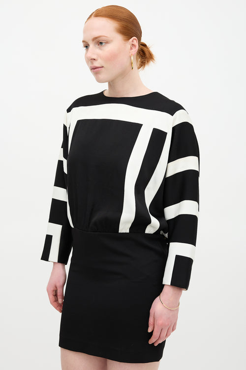 Chloé Monochrome Shift Dress