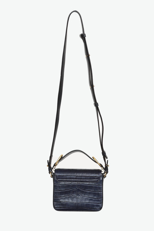 Chloé Embossed Leather Mini C Bag