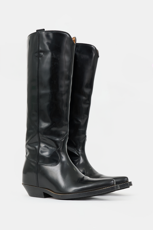 Chloé Patent Nellie Tall Boot