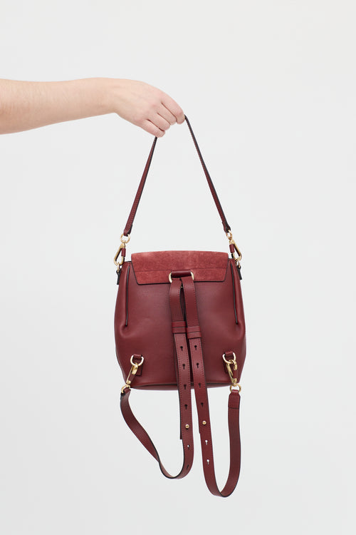 Leather & Suede Faye Backpack