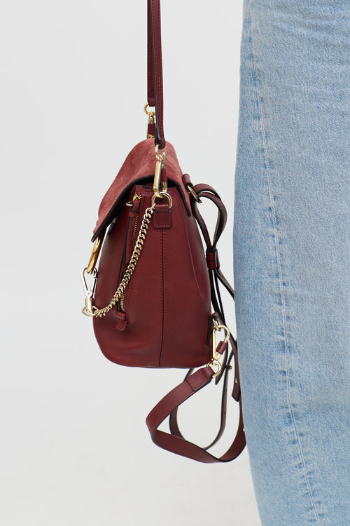 Leather & Suede Faye Backpack
