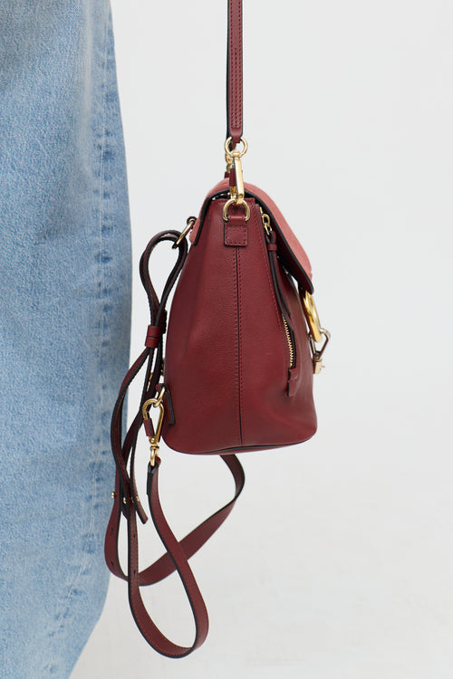 Leather & Suede Faye Backpack