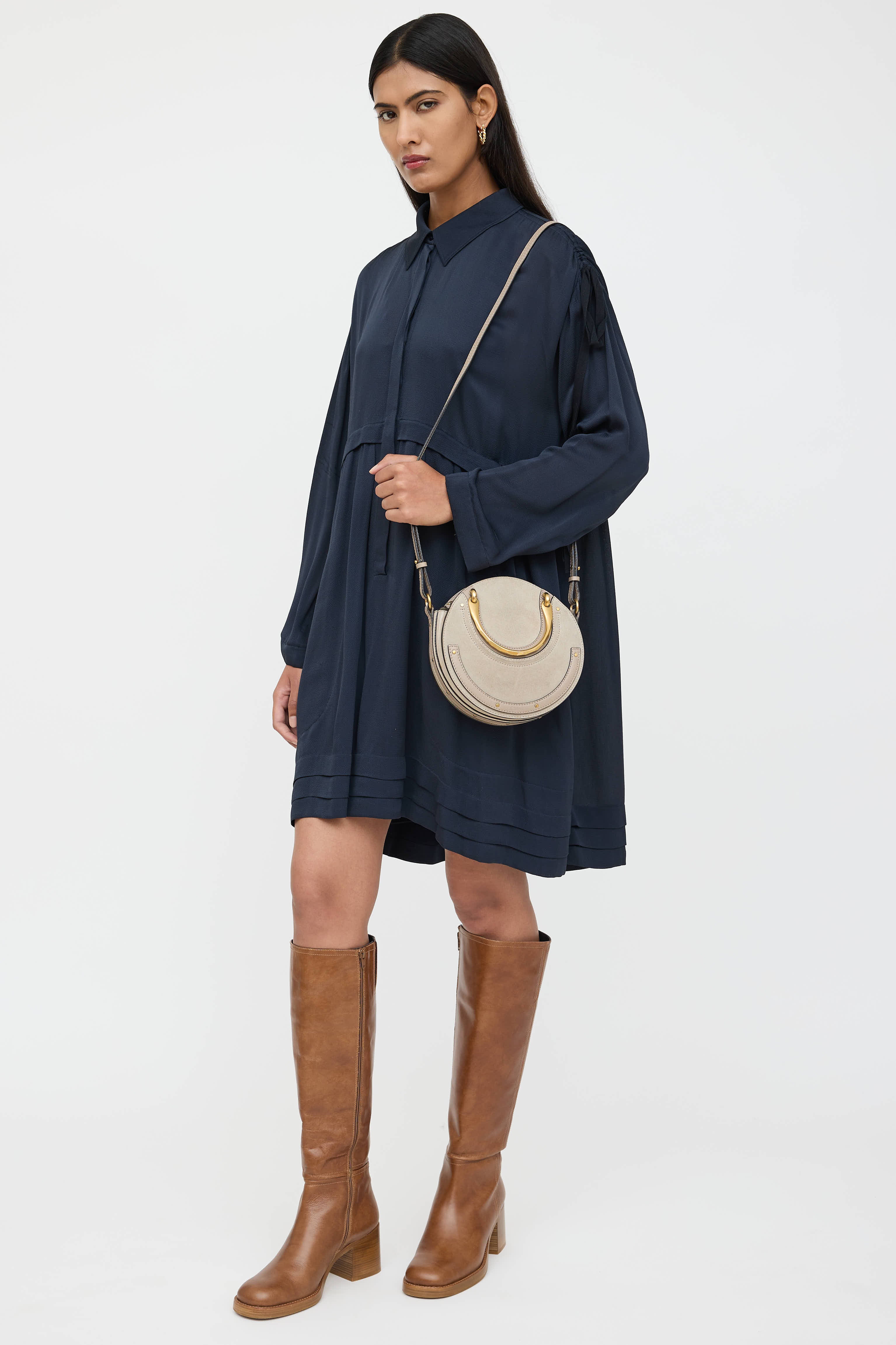 Chloé Leather Pixie Circular Bag