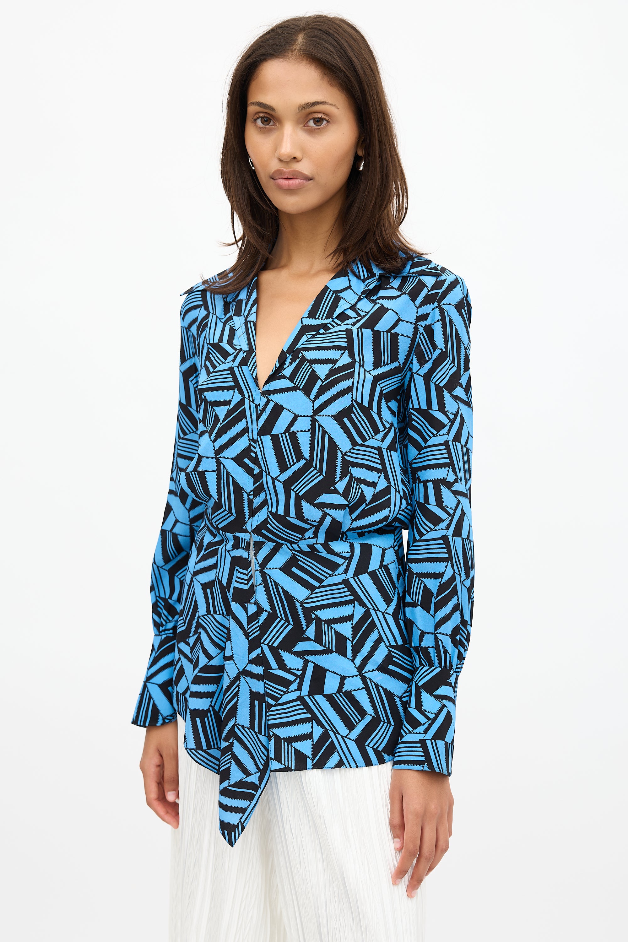 Chloé Silk Printed Blouse
