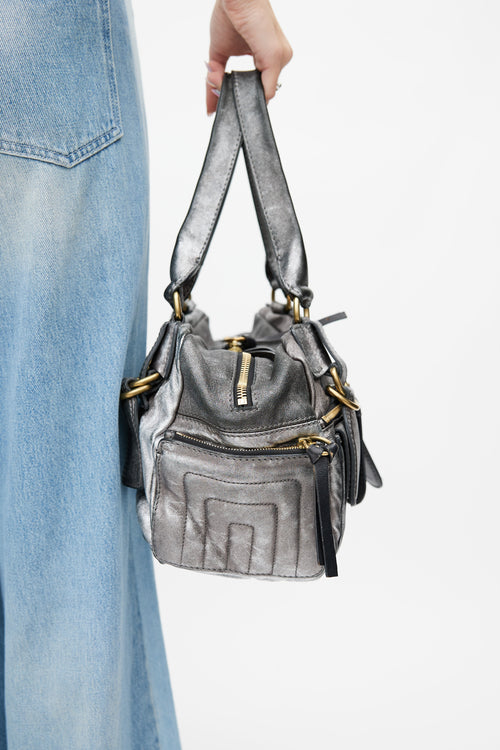 Chloé Silver & Gold Bay Shoulder Bag