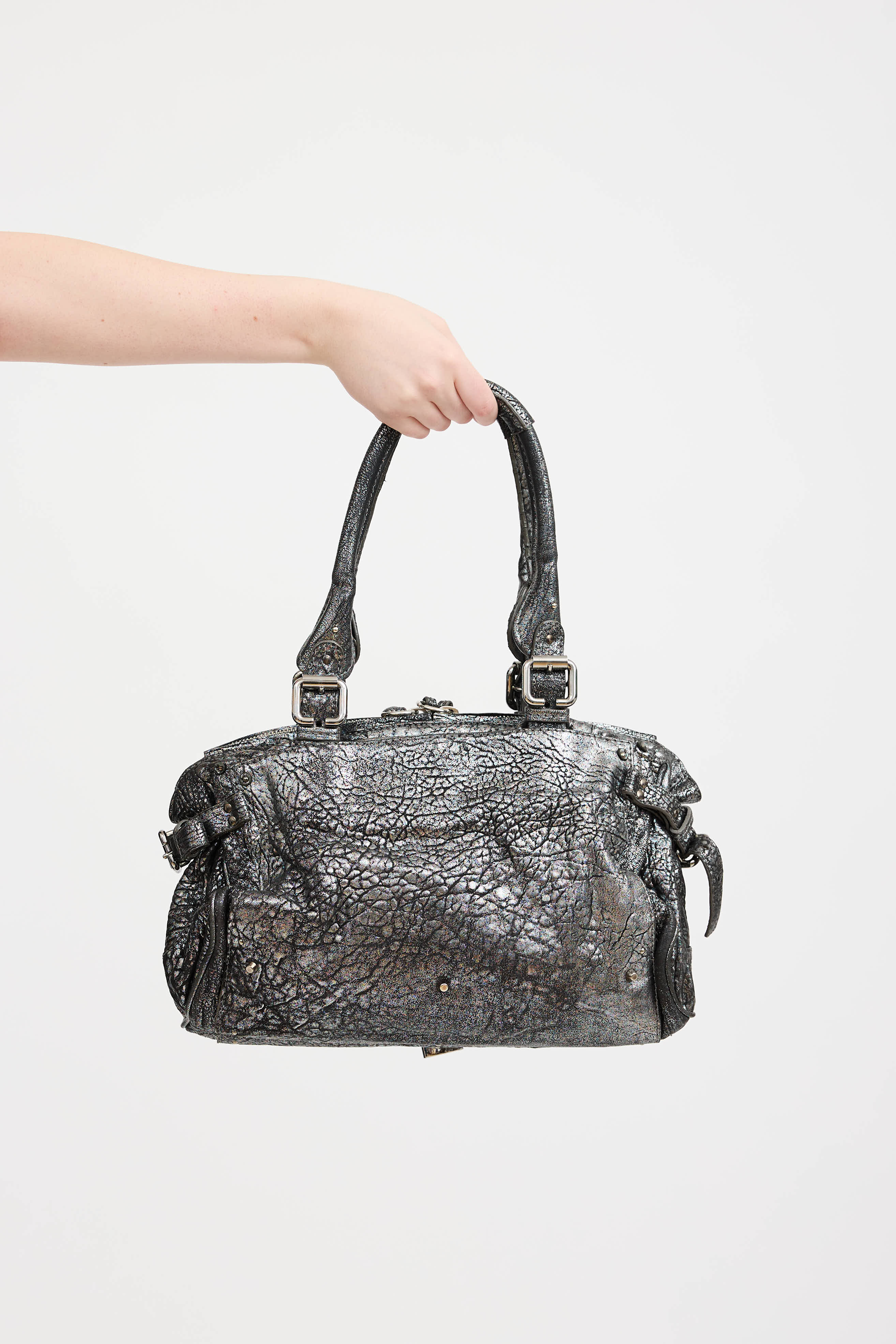 Chloé Metallic Paddington Bag