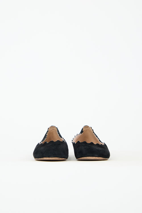 Chloé Suede Lauren Ballet Flat