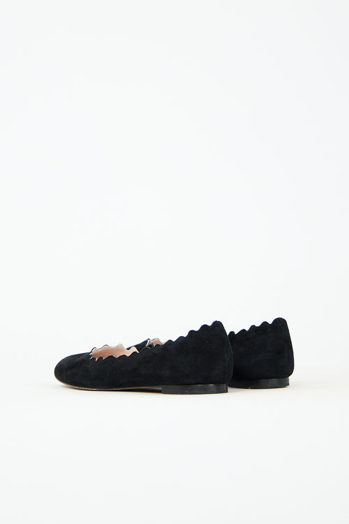 Chloé Suede Lauren Ballet Flat