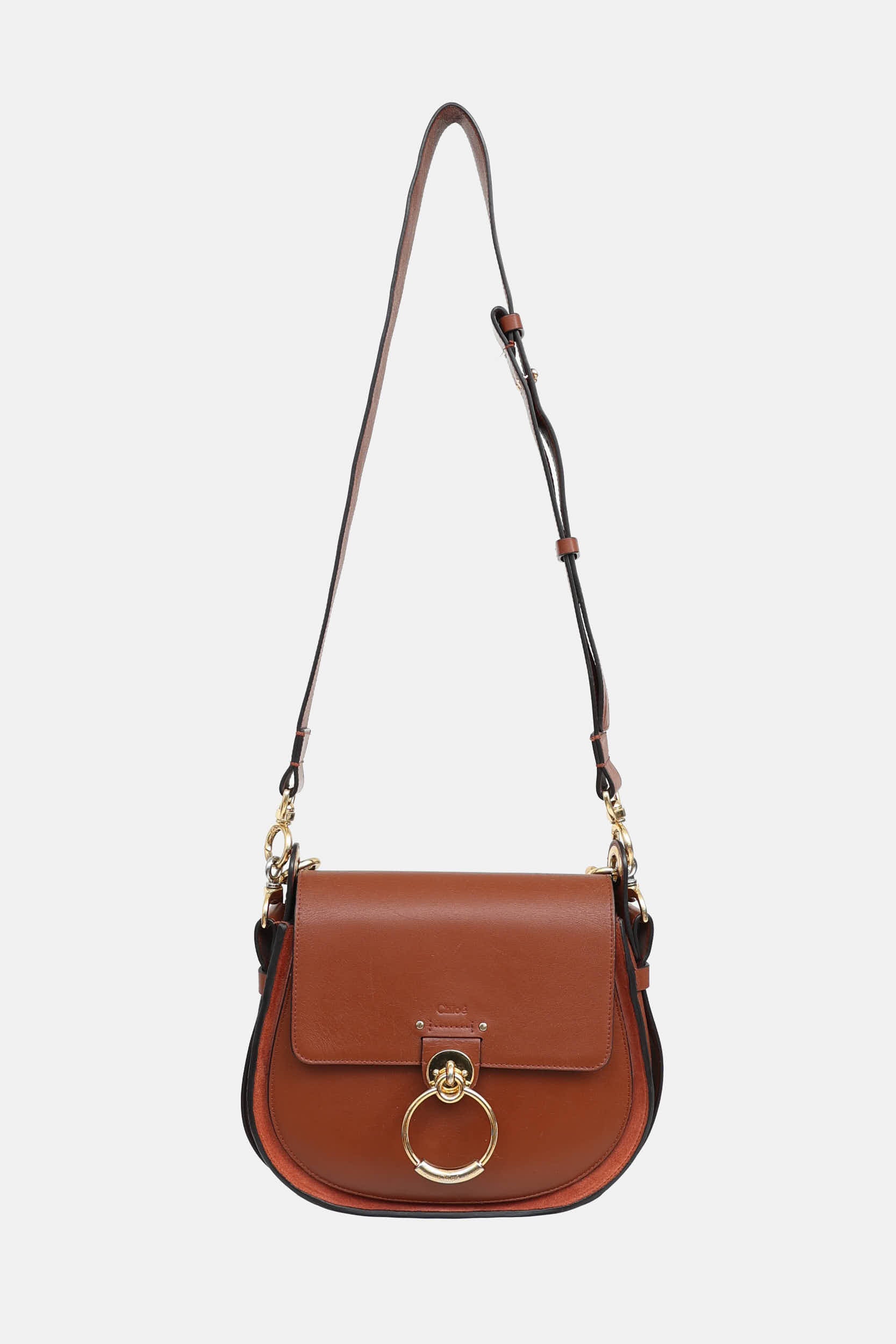 Chloé Leather Tess Flap Bag