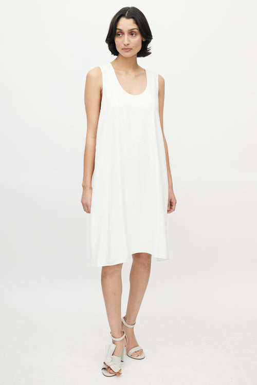 Chloé White & Yellow Crystal Dress