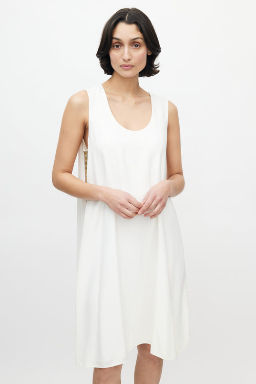 Chloé White & Yellow Crystal Dress