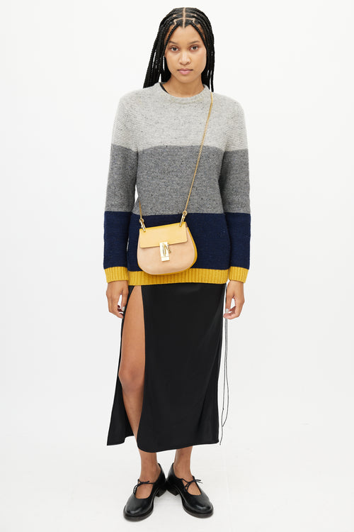 Chloé Yellow & Beige Drew Bag