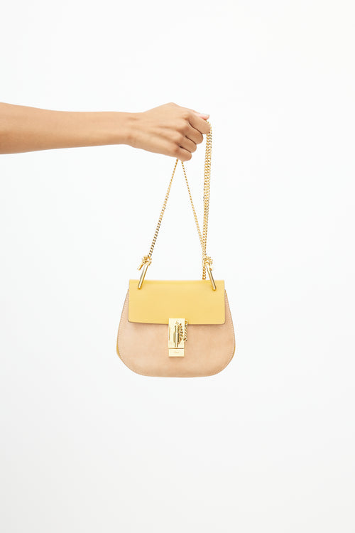 Chloé Yellow & Beige Drew Bag