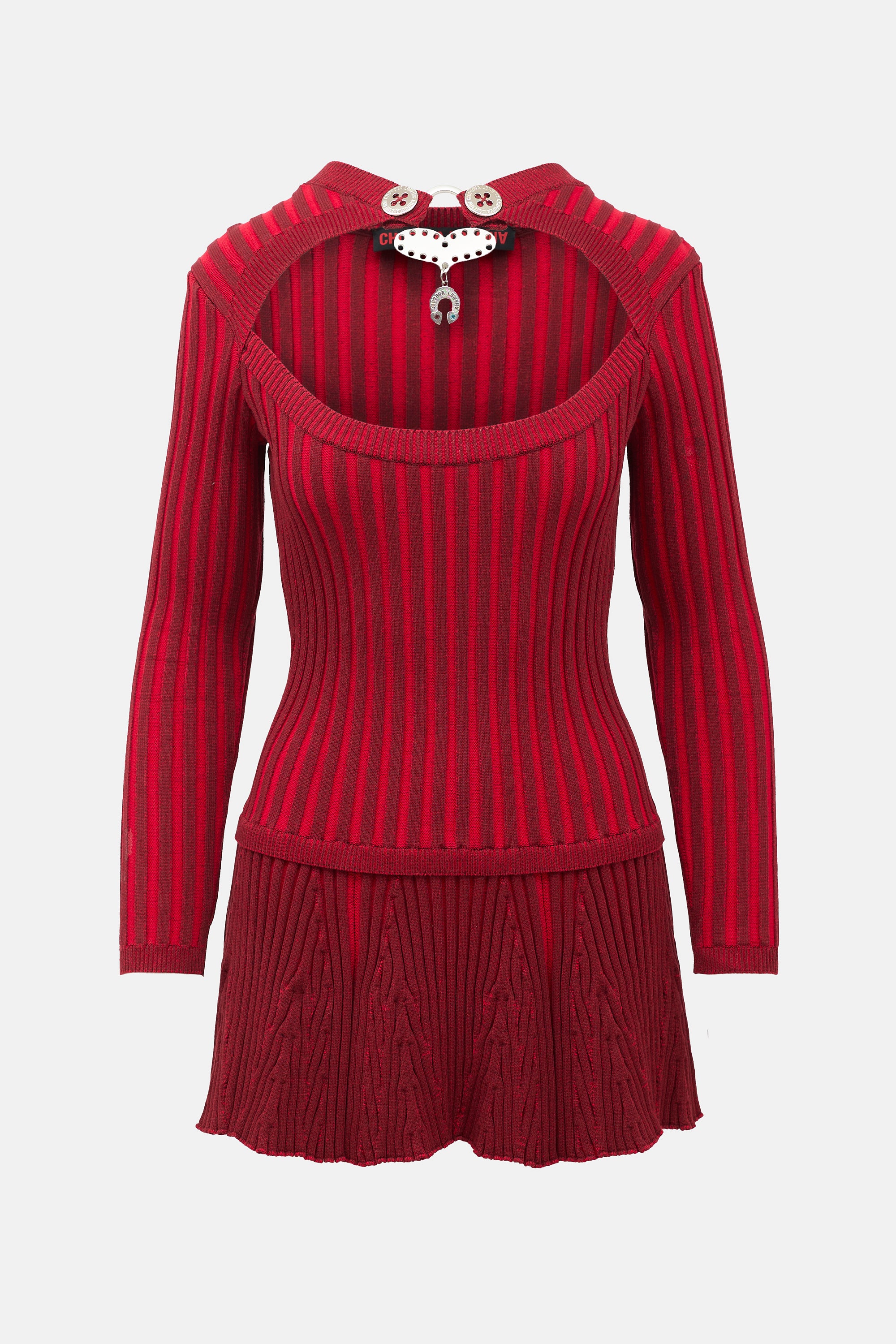 Chopova Lowena Rib Knit Patsy Mini Dress