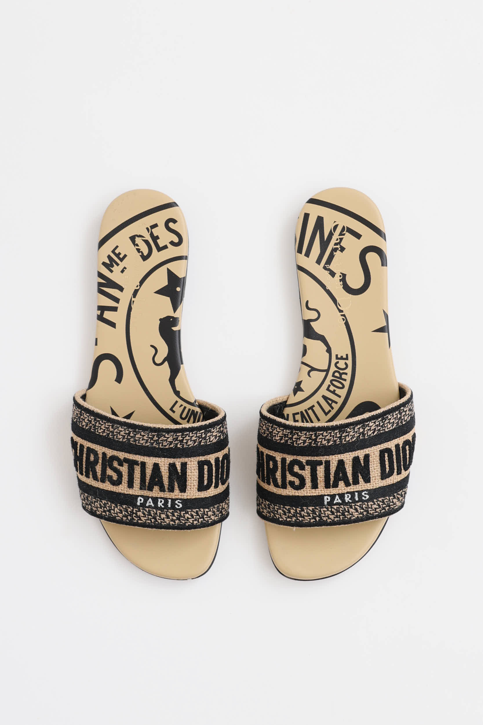 Dior Dway Jacquard Slide