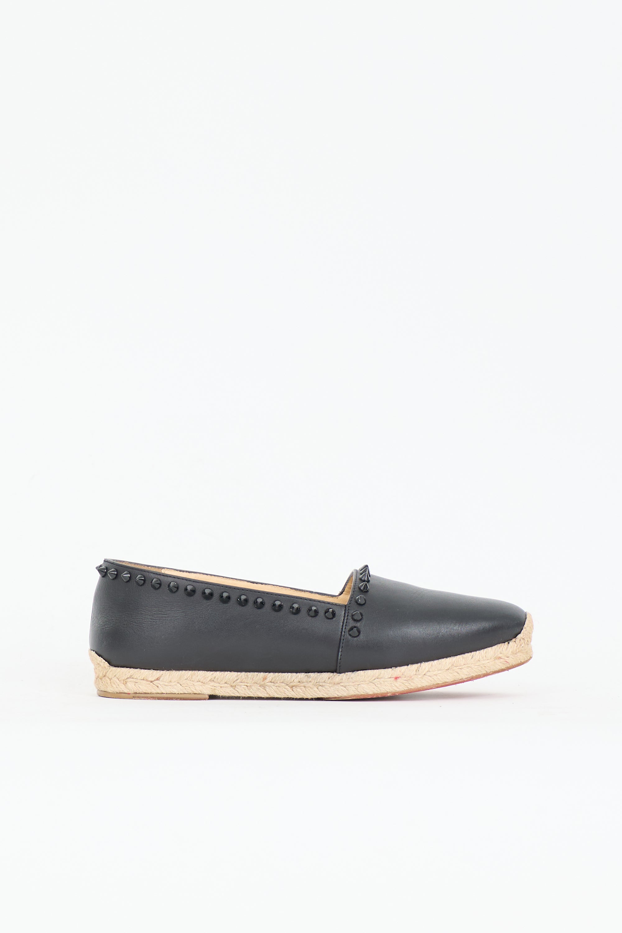 Christian Louboutin Leather Ares Espadrille Flat