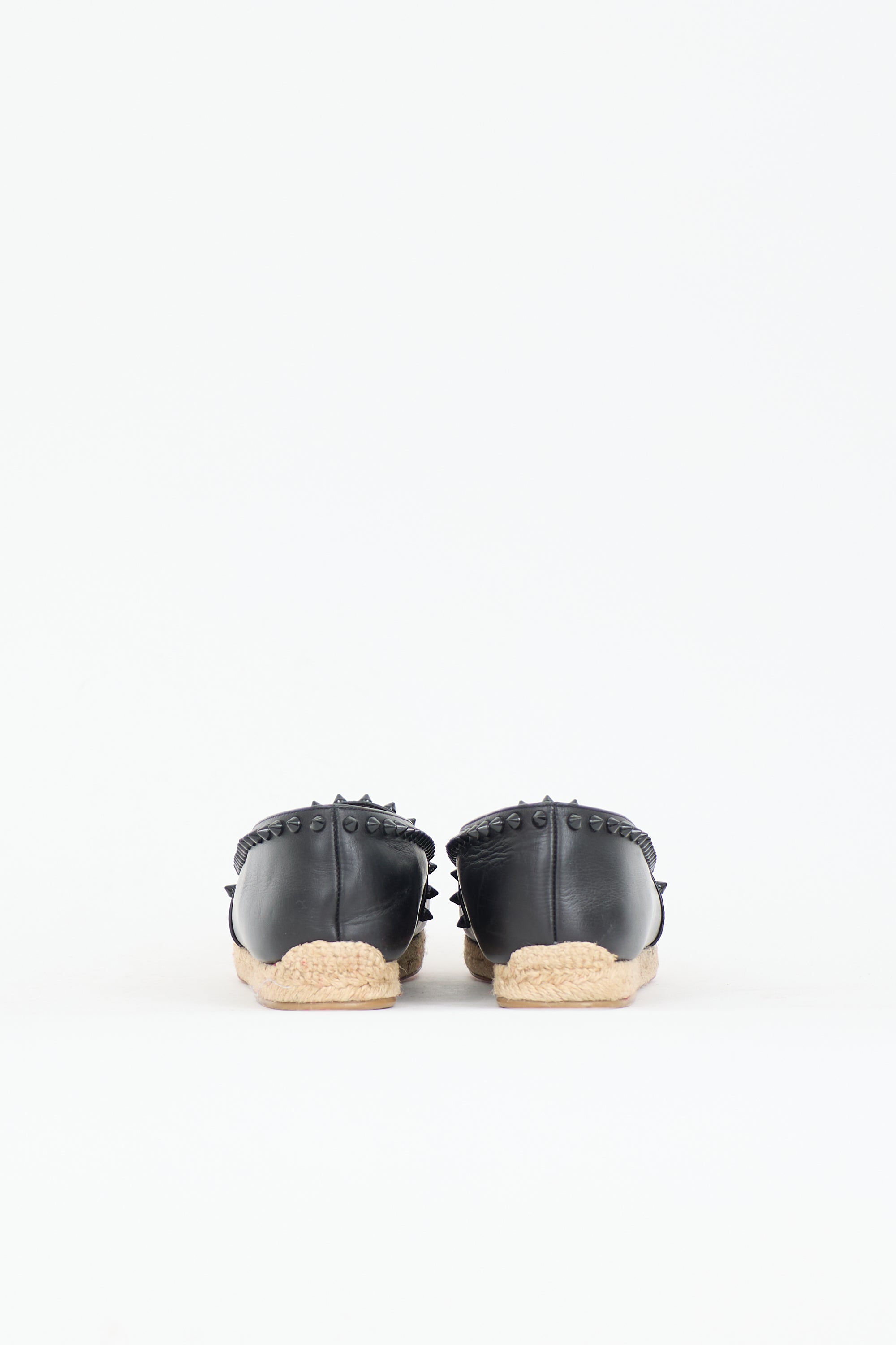 Christian Louboutin Leather Ares Espadrille Flat