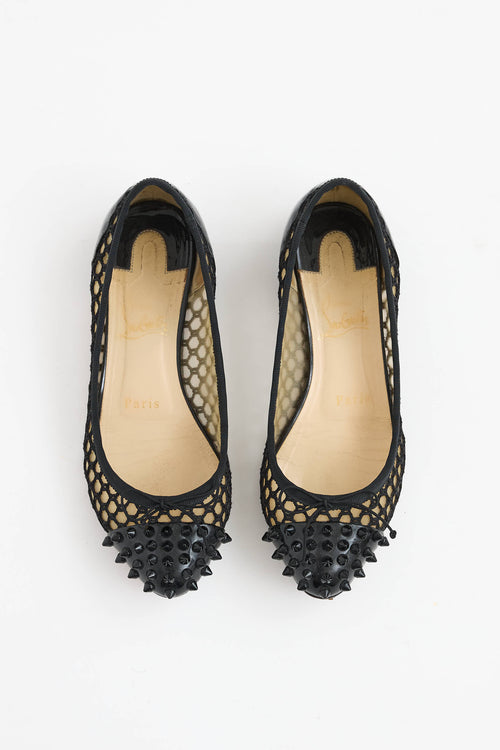 Christian LouboutinMesh & Stud Flat